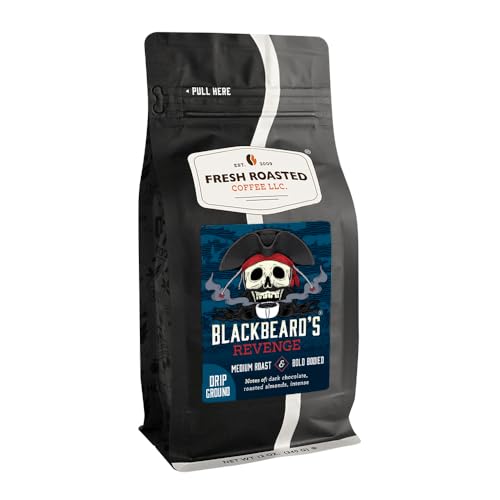 Blackbeard's Revenge Drip Ground Coffee (12 Ounce)