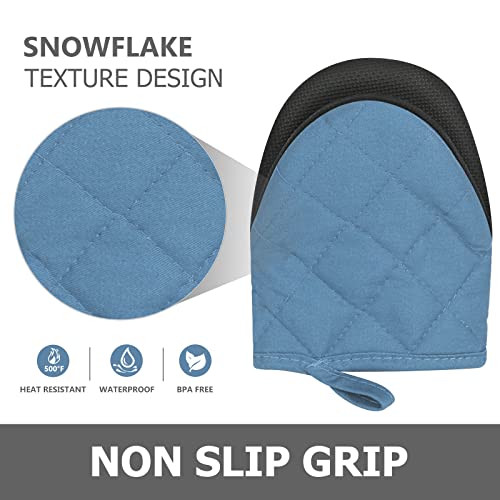 1 Pair Short Oven Mitts