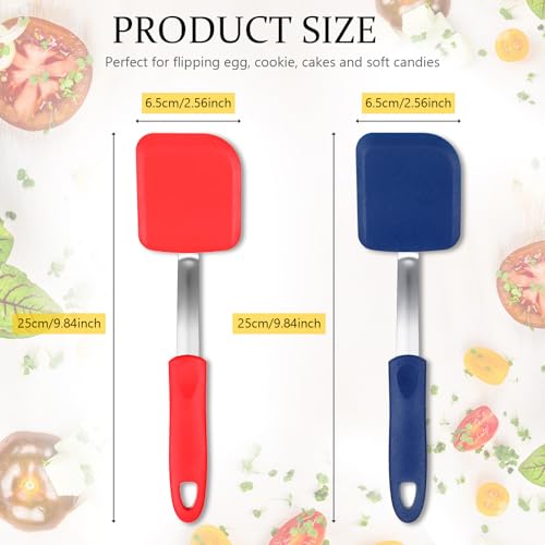 2 Pcs Mini Silicone Cookie Brownie Spatula (2 Count)