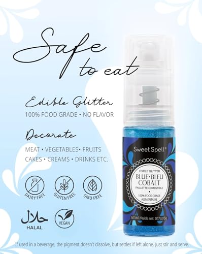 Edible Glitter Spray for Cakes