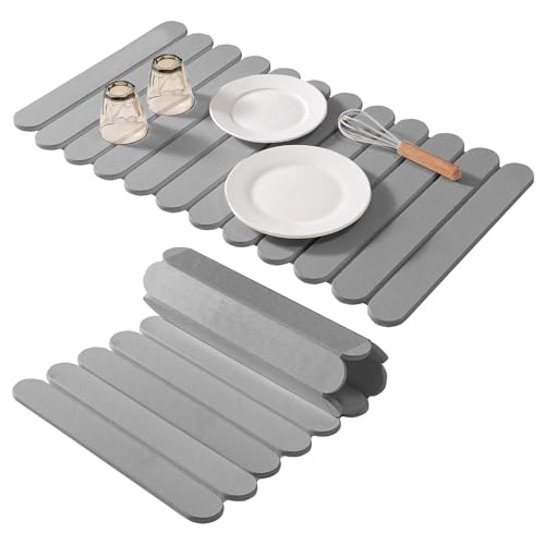 Extral Large Quick Dry Stone Drying Mat for Kitchen Counter