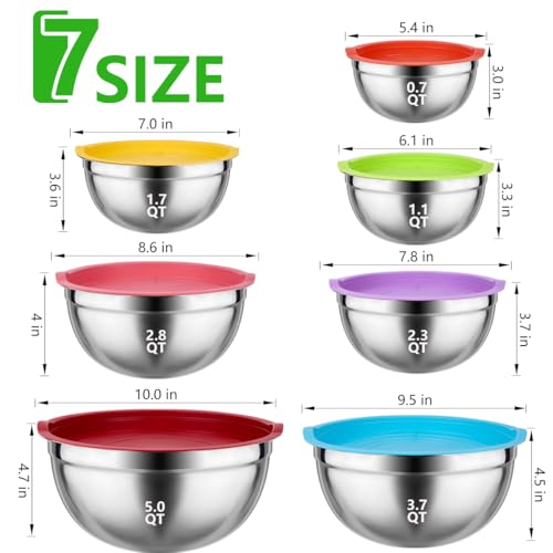 Mixing Bowls with Lids Set