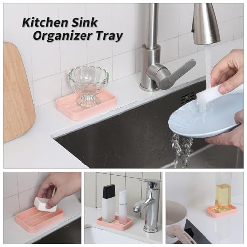 Silicone Kitchen Sink Organizer Tray for Multiple Usage