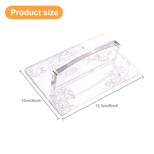 Fondant Smoother with Handle Acrylic Cake Smoother Tool for Icing fondant tools set