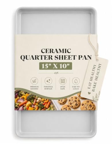 Ceramic Baking Sheet 15" x 10" Quarter Sheet Pan