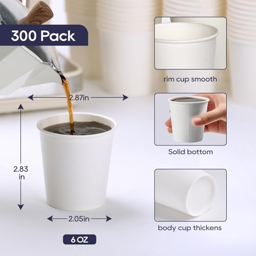300 Count 6 oz Paper Cups (55.99 Count)
