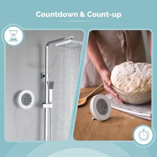 Shower Clock Waterproof Bathroom Timer