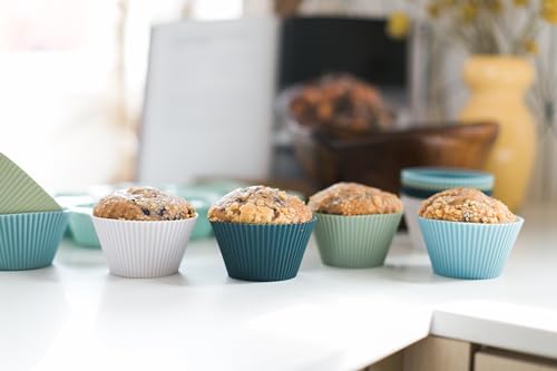 Reusable JUMBO Silicone Baking Cup (12 Count)