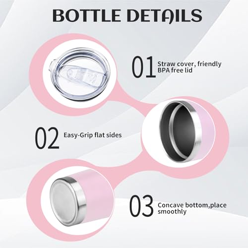 DIW 20oz Insulated Tumbler Bulk Travel Coffee Mug with Lid (4 Count)