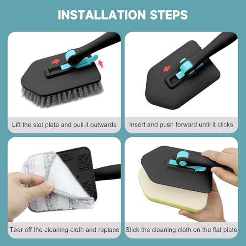 Shower Scrubber with Long Handle