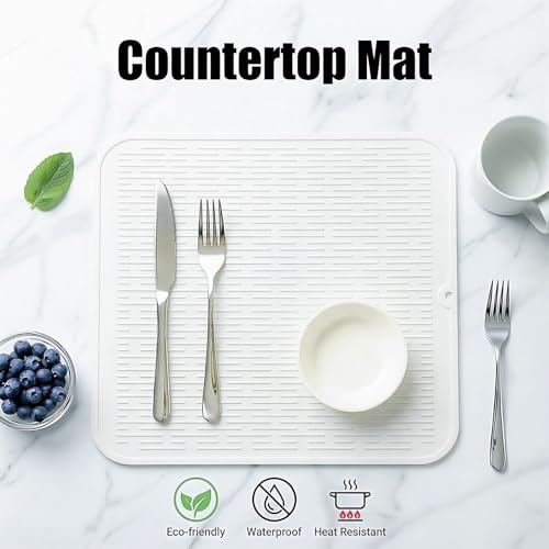Silicone Dish Drying Mat for Multiple Usage
