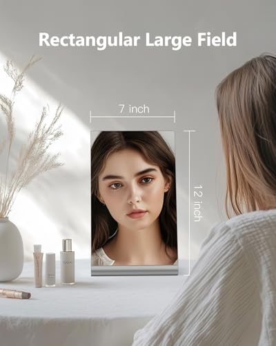 12"x7" Frameless Makeup Mirror