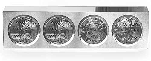 Flatware Organizers Stainless Steel Cylinder Flatware Silverware Utensil Holder Organizer Caddy