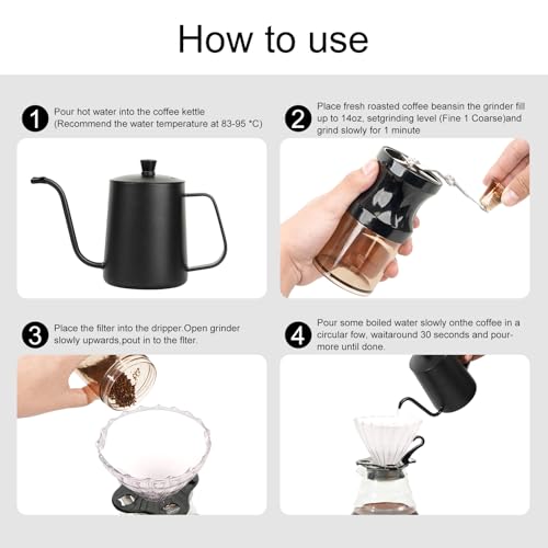 Pour Over Coffee Maker Set