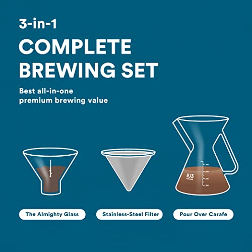 Pour Over Coffee Maker Set 17oz