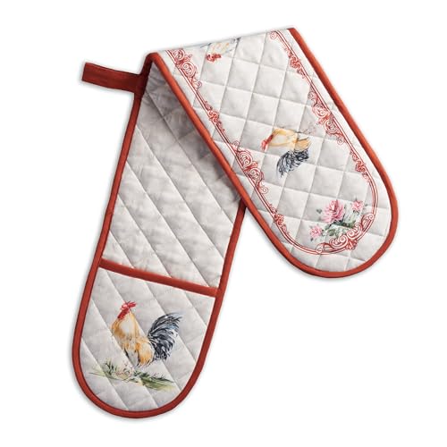 Double Oven Mitts 100% Cotton Double Oven Glove