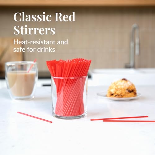 2000 Count Red Coffee Stirrers