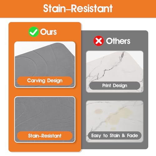Stone Drying Mat for Kitchen Counter 18"x14"