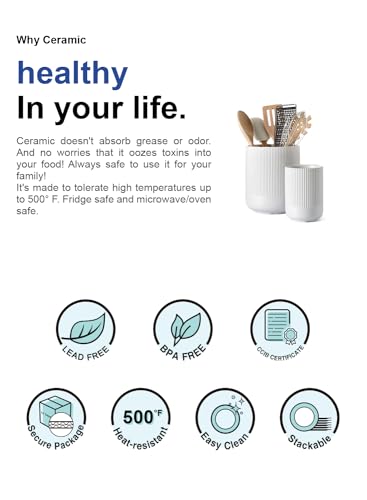 Utensil Holder for Kitchen Counter (2 Count)