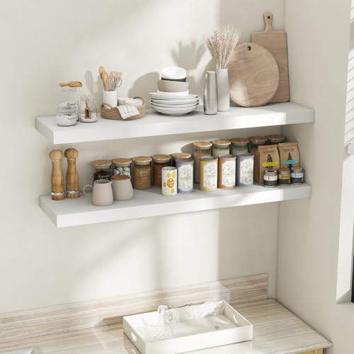 12 Inch Deep Floating Shelves (2 Count)