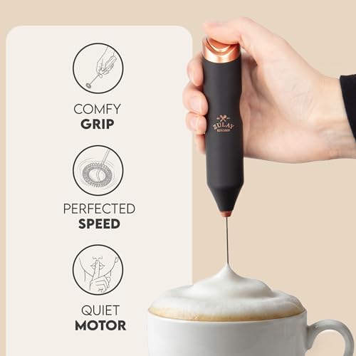 Powerful Frother Wand AA Batteries Included