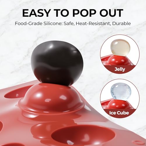 Semi Sphere Silicone Molds (2 Count)