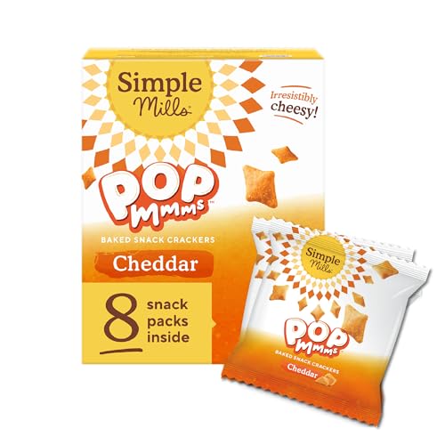 Cheddar Pop Mmms Baked Cracker Snack Packs (5.6 Ounce)