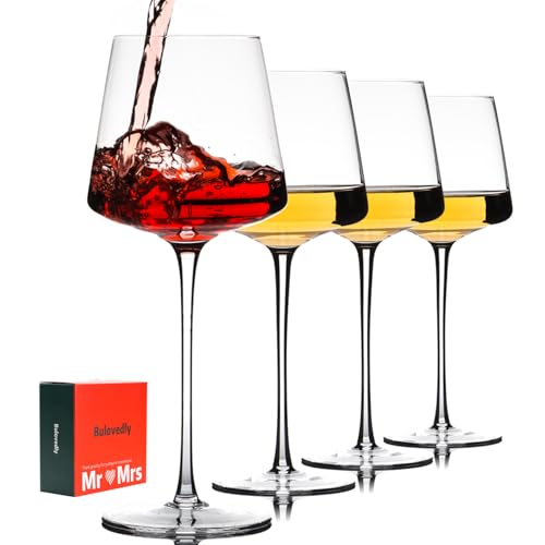 25oz Red Wine Glasses Set of 4 (4 Count)