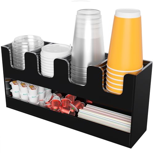 5 Compartment Cup Holder for Countertop