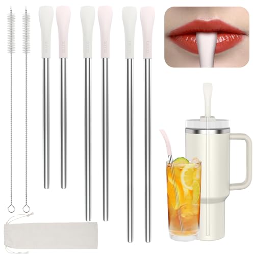 Anti Wrinkle Straw 6 Pcs for Stanley (6 Count)