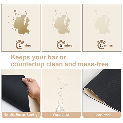 XXL Coffee Bar Mat for Barista Workstation