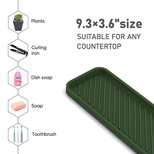 Kitchen Silicone Sink Organizer Tray (2 Count)