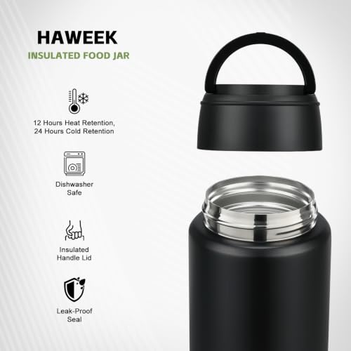 16oz Insulated Food Jar with Spoon