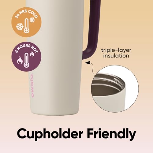 SmoothSip Slider Stainless Steel Insulated Travel Mug with Handle