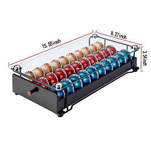 Coffee Pod Drawer Organizer for Nespresso Vertuo