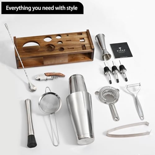 Premium 15 Piece Mixology Bartender Kit (15 Count)