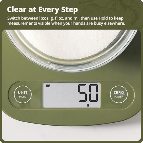 Food Scale Slim & Compact Build