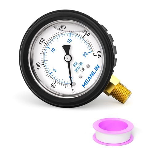 0~300Psi Stainless Steel Liquid Filled Pressure Gauge 1