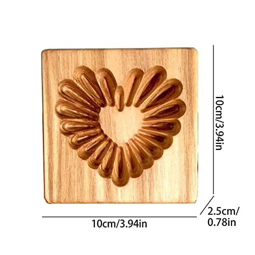 Wooden Cookie Biscuit Mold