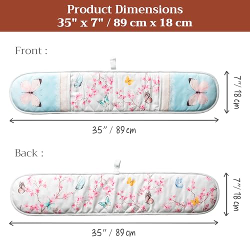 Double Oven Mitts 100% Cotton Double Oven Glove