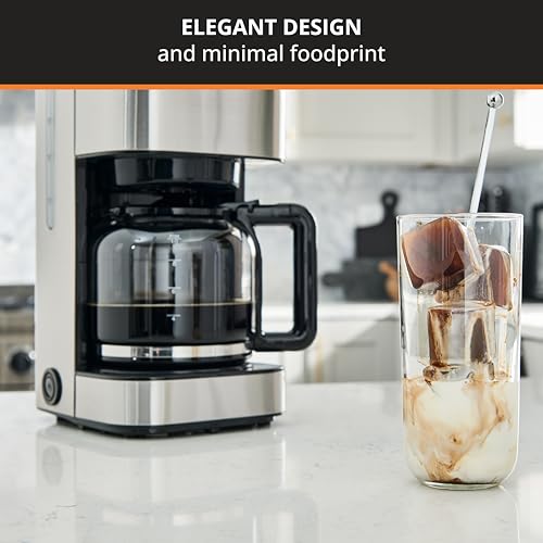 Coffee Maker 10 Cups Simply Brew Stainless Steel Drip Coffee Maker