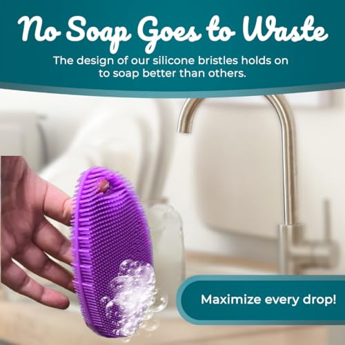 Food Grade Silicone Dish Scrubber (4 Count)