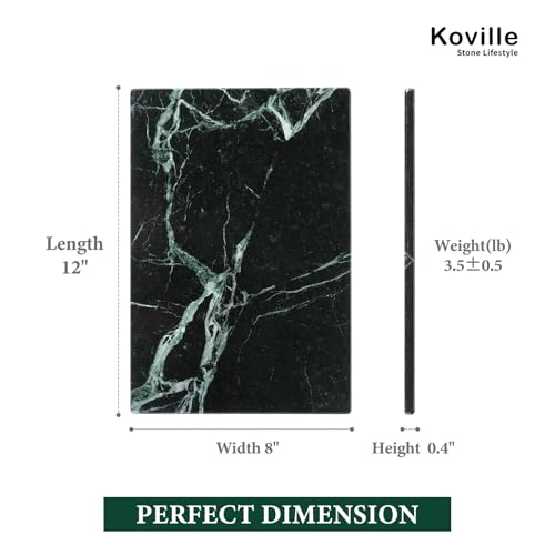 Natural Green Marble Cutting Board for Kitchen Pastry Bread Macaron Display