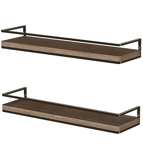 Floating Shelves Wall Mounted Set of 2 (2 Count)
