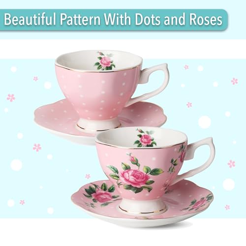 BTaT Floral Tea Sets for Adults