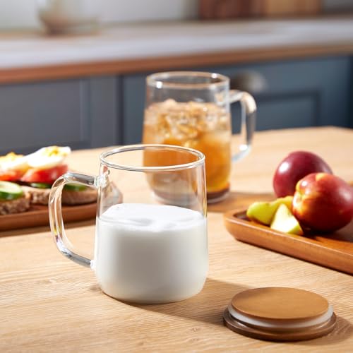 Glass Coffee Mugs (2 Count)