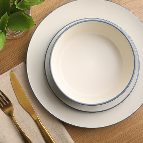 Oxford Blue Plates and Bowls Sets