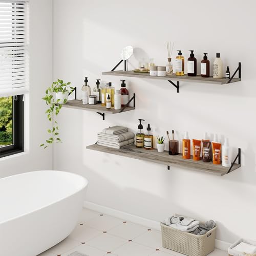 Wall Mounted Floating Shelves Set of 2 (2 Count)
