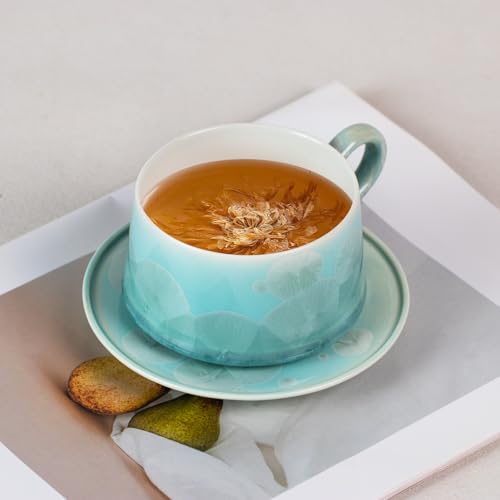 Tea Cups and Saucers Set of 2 (2 Count)