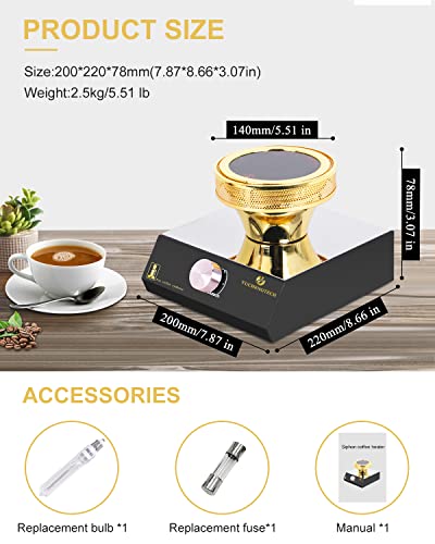 Halogen Beam Heater Burner Smart Siphon Beam Heater for Hario Yama Syphon Coffee Maker